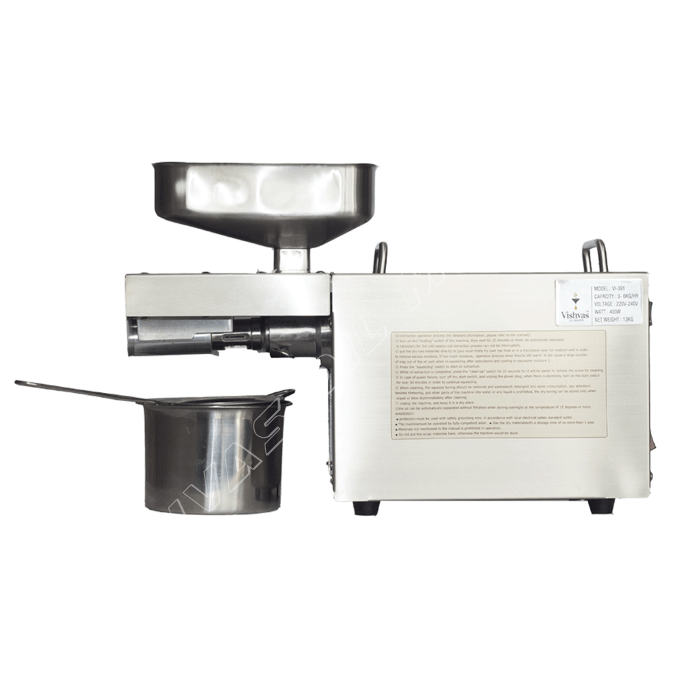 Domestic Oil Press Machine | Home Use Oil Press Machine VI-391