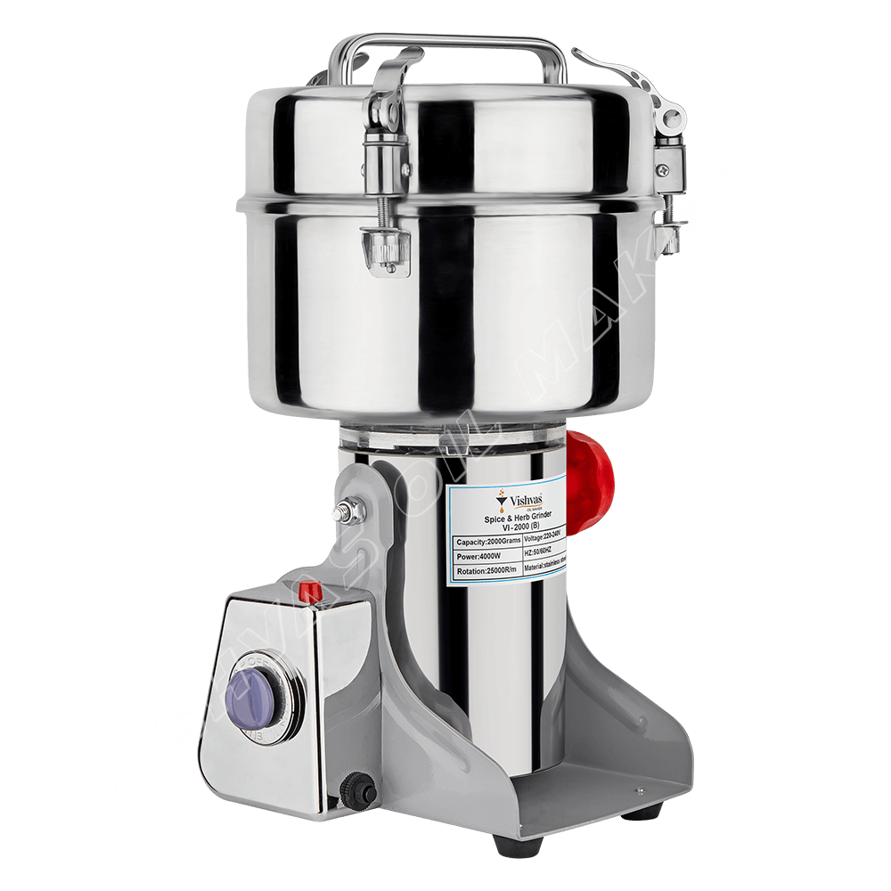 Masala-Herb Grinder Machine | Powerful Masala Grinder Machine VI-2000(B)