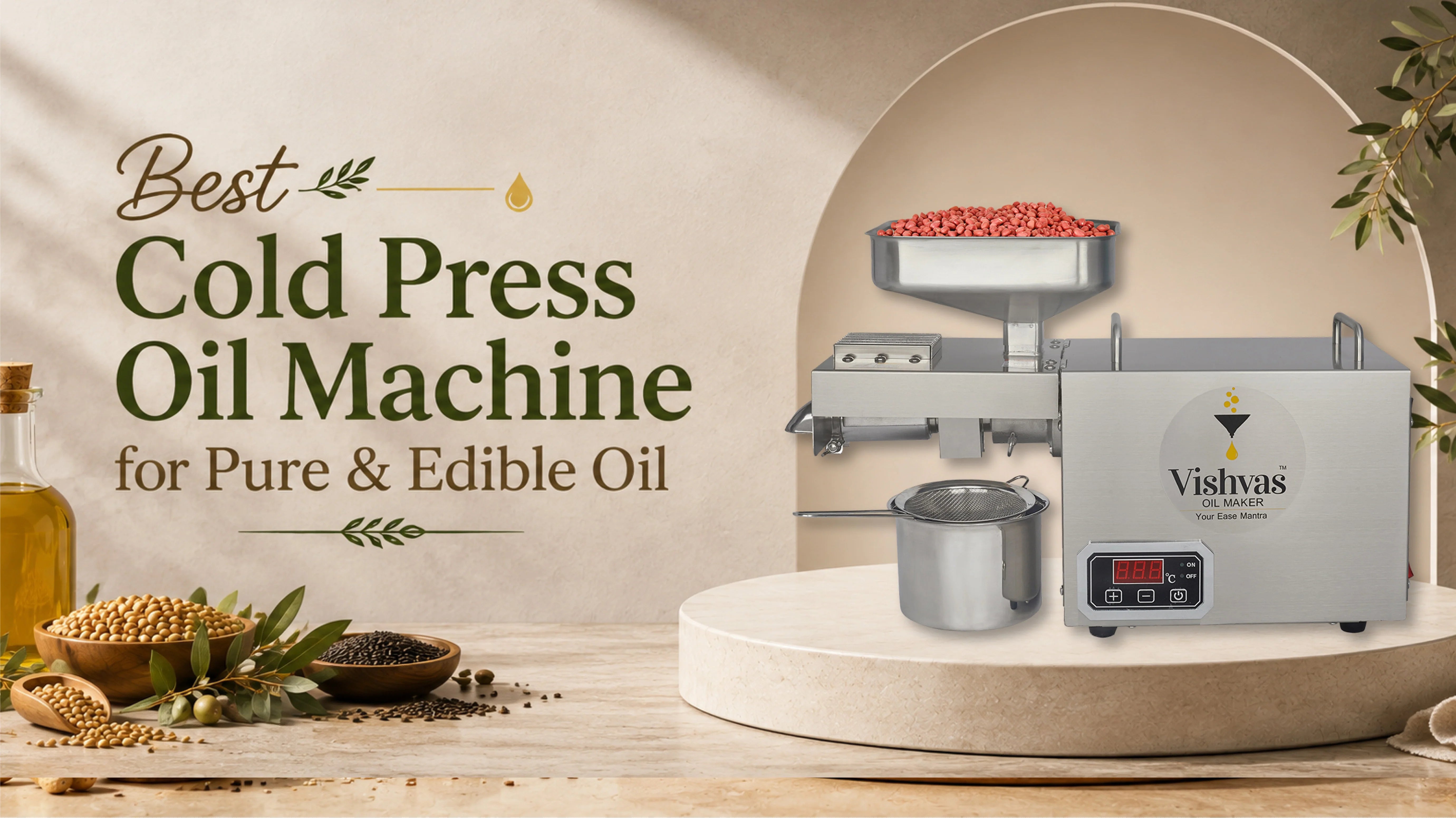 Best Cold Press Oil Machine for Pure & Edible Oil