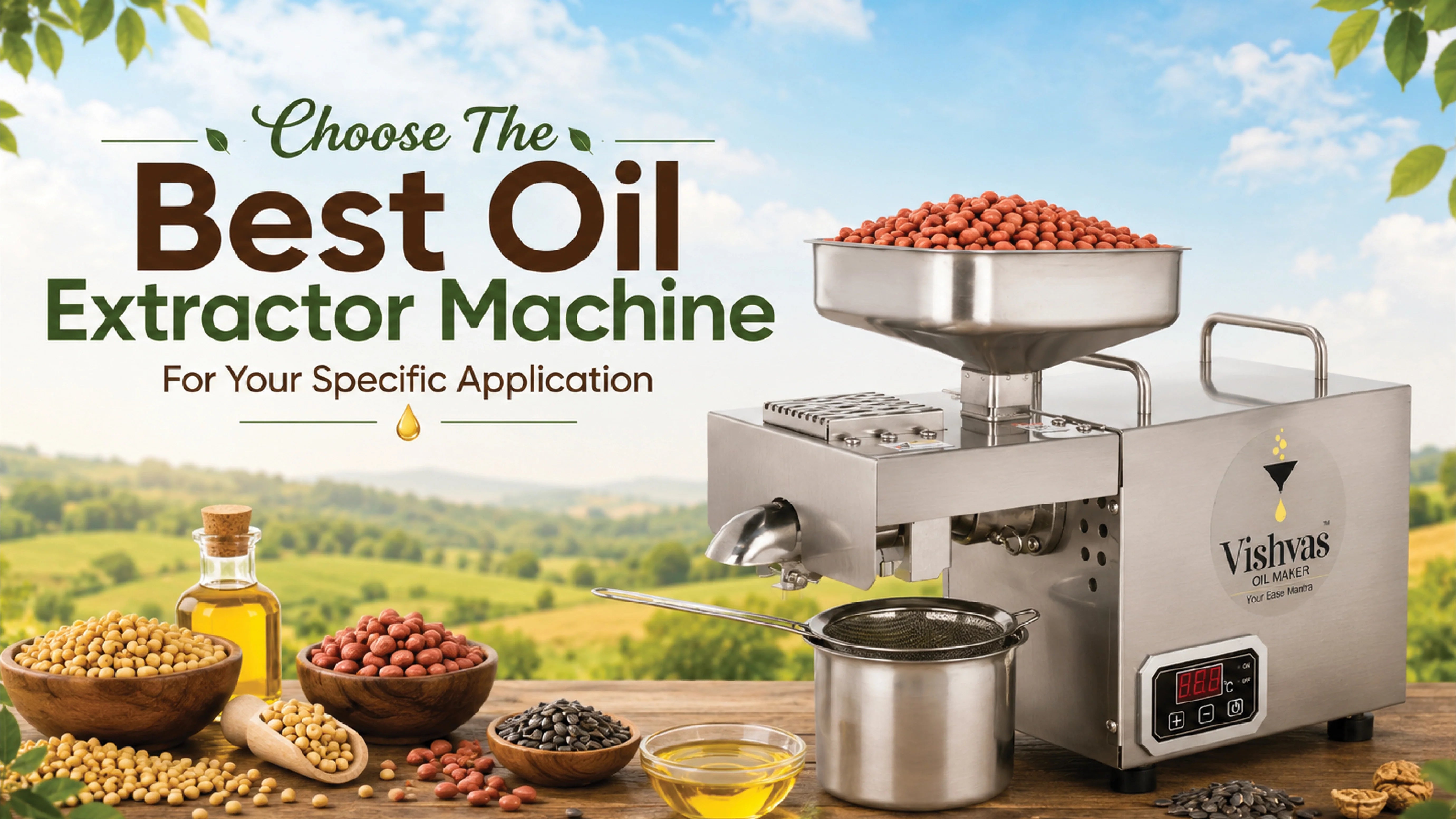 Choose The Best Oil Extractor Machine For Your Specific Application
