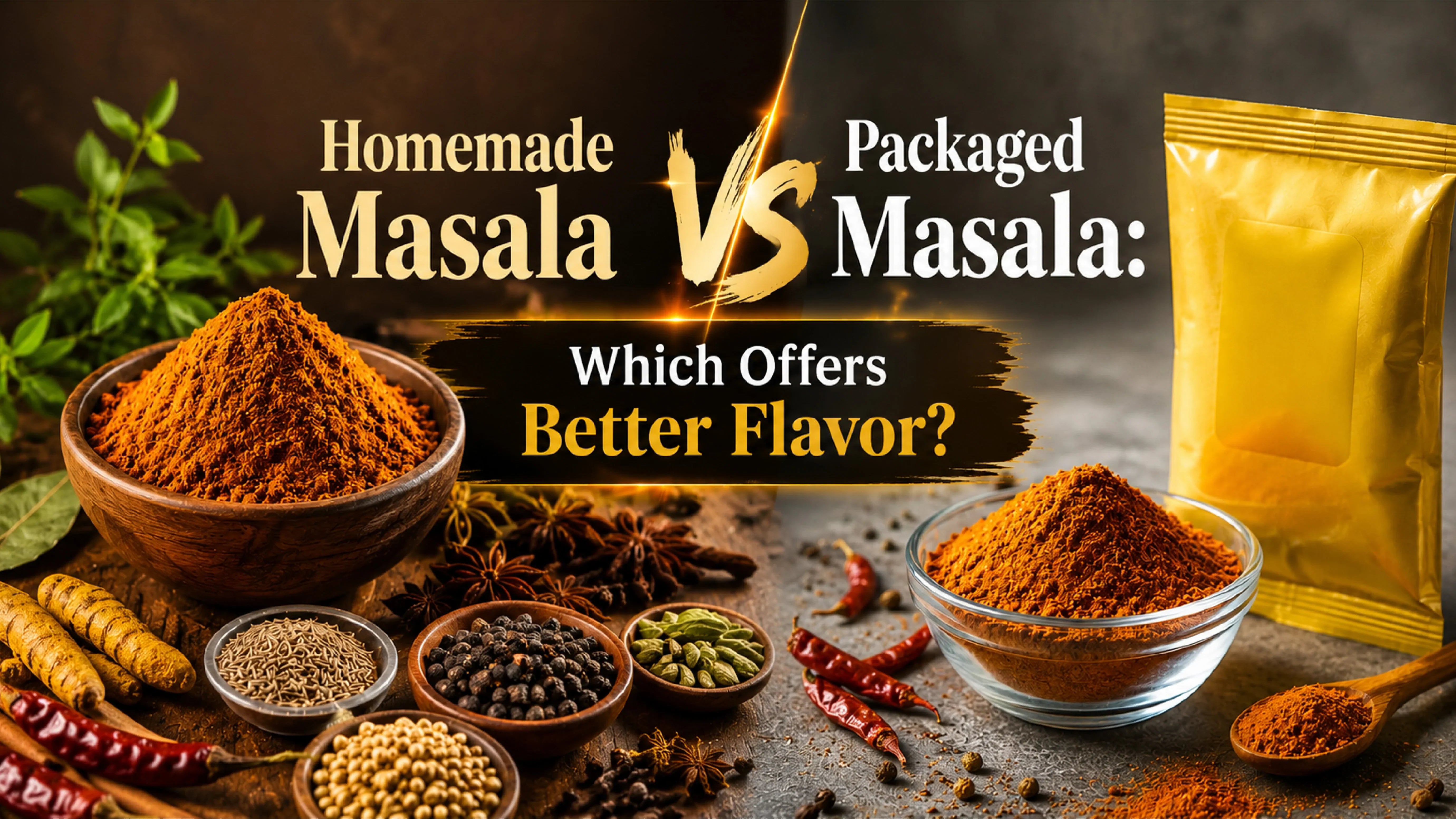 Homemade Masala vs Packaged Masala: Which Offers Better Flavor?