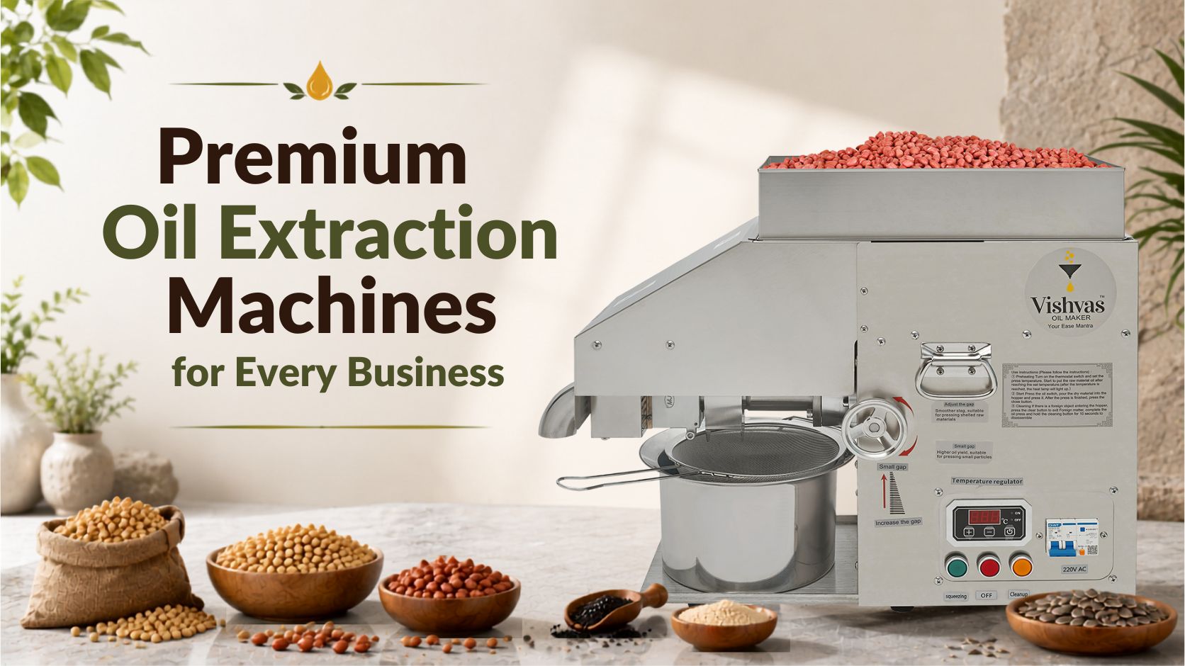 Premium Oil Extraction Machines for Every Business
