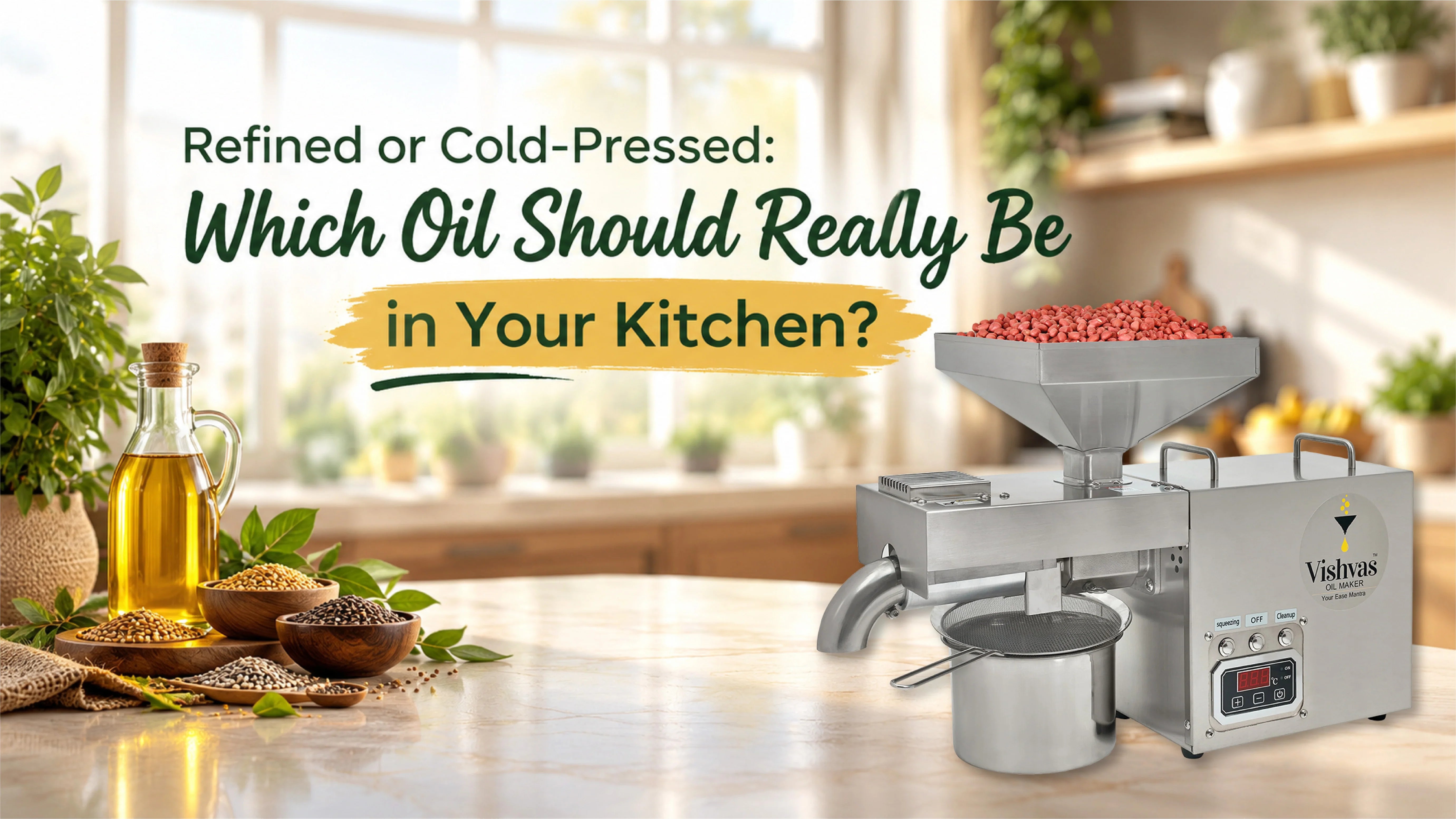 Refined or Cold-Pressed: Which Oil Should Really Be in Your Kitchen?