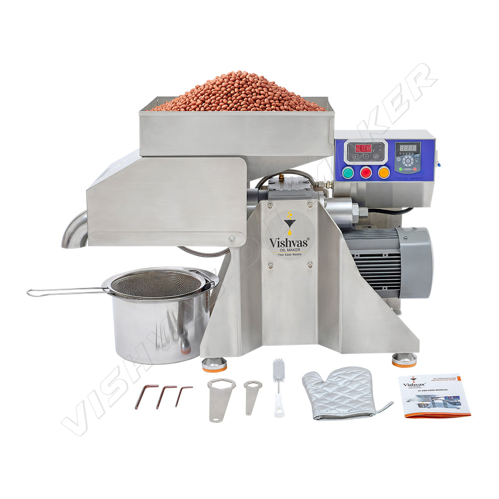 Mini Commercial Oil Machine | Mini Commercial Cold Press Oil Machine VI-880
