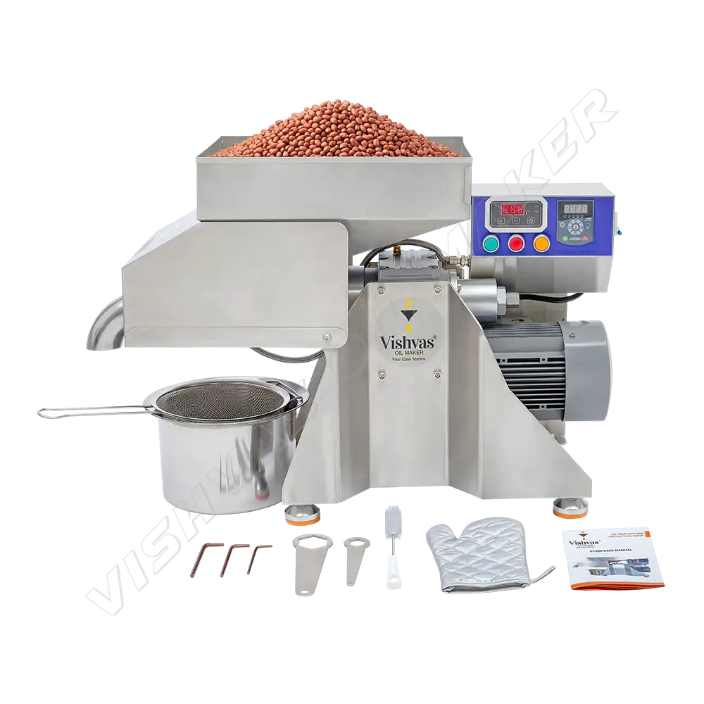 Mini Commercial Oil Machine | Mini Commercial Cold Press Oil Machine VI-880