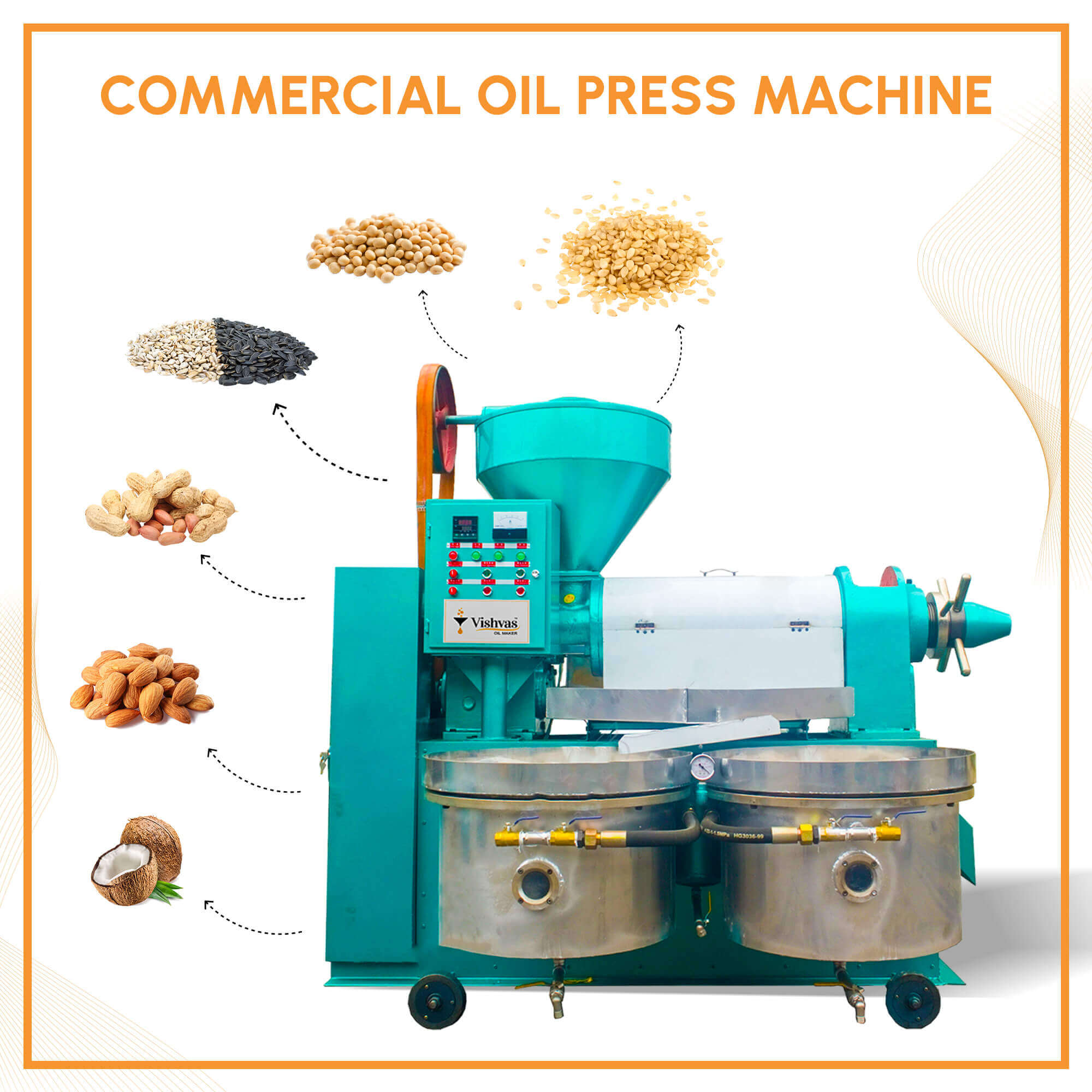 Commercial Oil Press Machine
