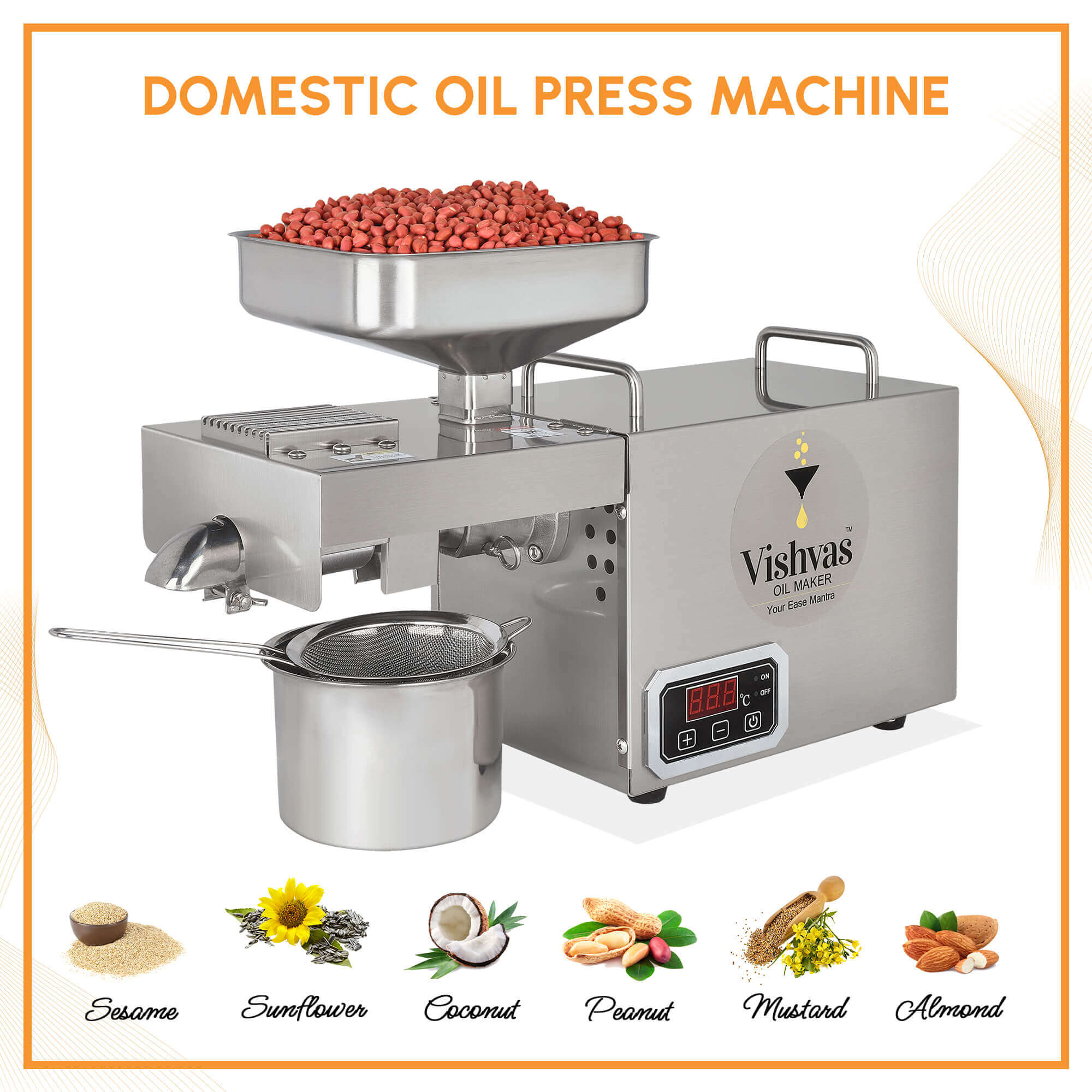 Domestic Oil Press Machine