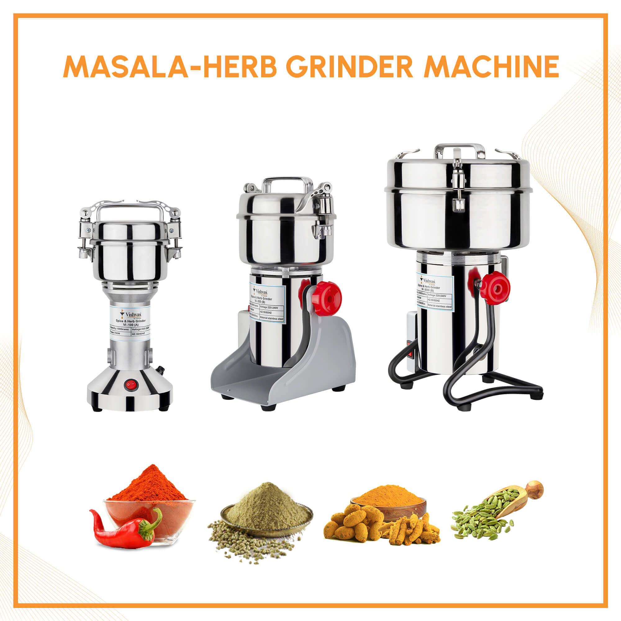 Masala Herb Grinder Machine